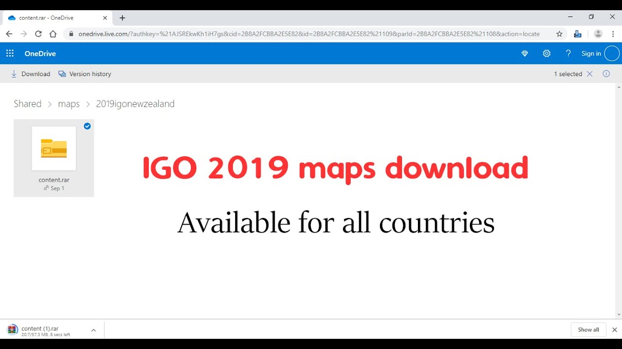 igo maps free download